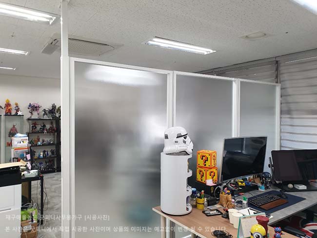 60T 알미늄강화유리파티션-(불투명/브론즈유리)(H1200/1500/1800/2000/2200)